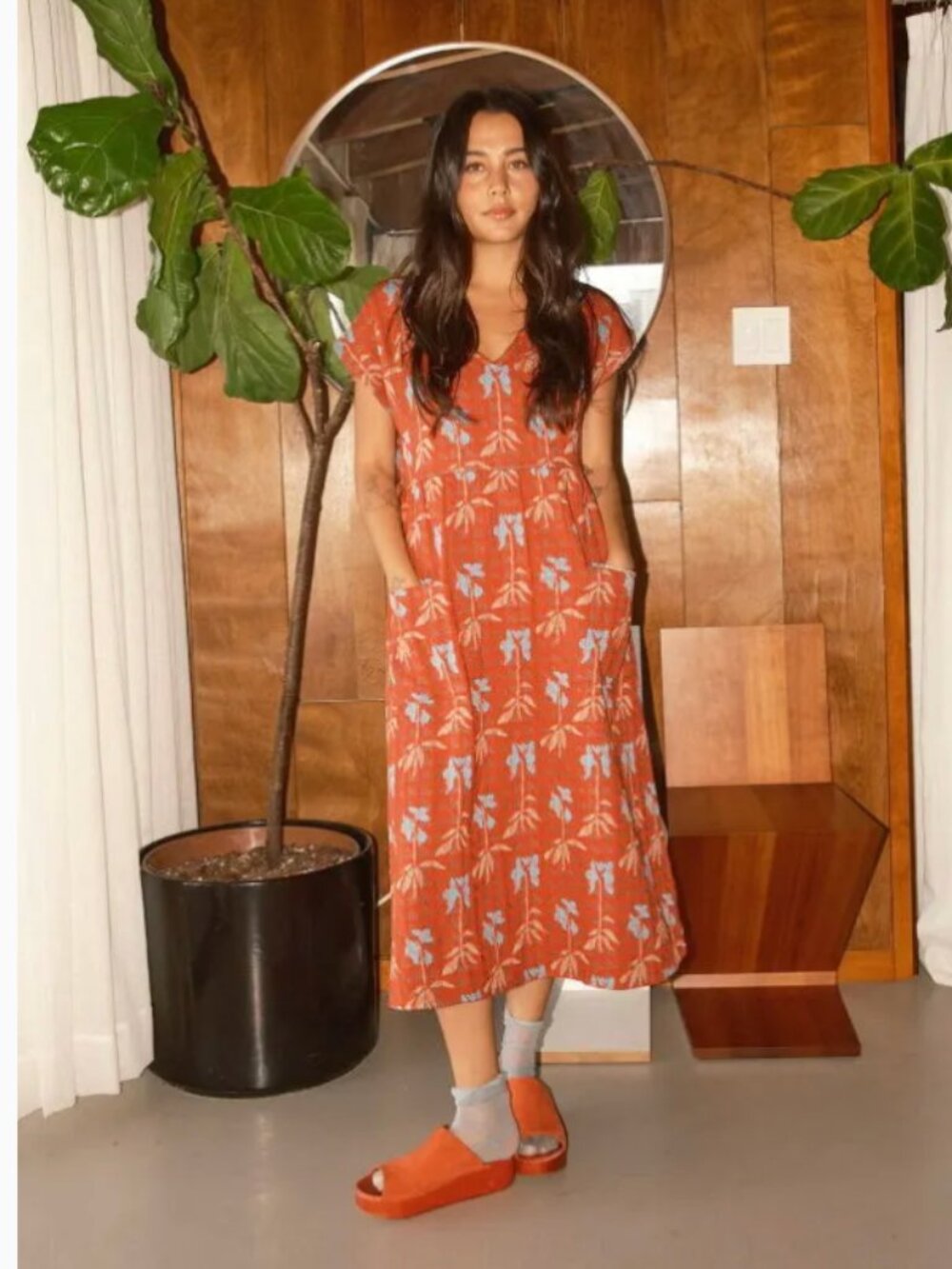 NWT Ace & Jig Antoine dress in birdcage